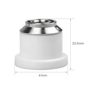 Cloudray Ceramic Nozzle Holder Dimensions 41mm Width and 33.5mm Height
