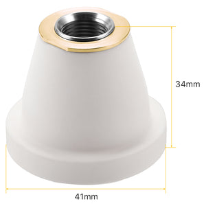 Cloudray Ceramic Nozzle Holder Dimensions: 41mm Bottom Diameter and 34mm Height