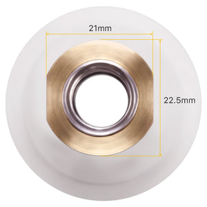 Cloudray Ceramic Nozzle Ring Dimensions: 21mm Inner Diameter and 22.5mm Outer Edge