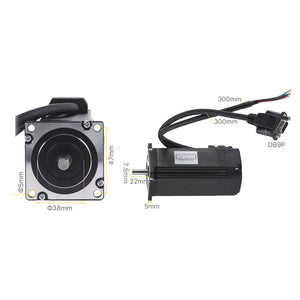 Cloudray 123mm 3N.m 5A 2 Phase Nema23 Closed Loop Stepper Motor