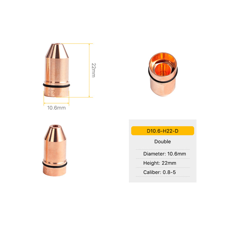 Cloudray Bullet Series Laser Cutting Nozzles