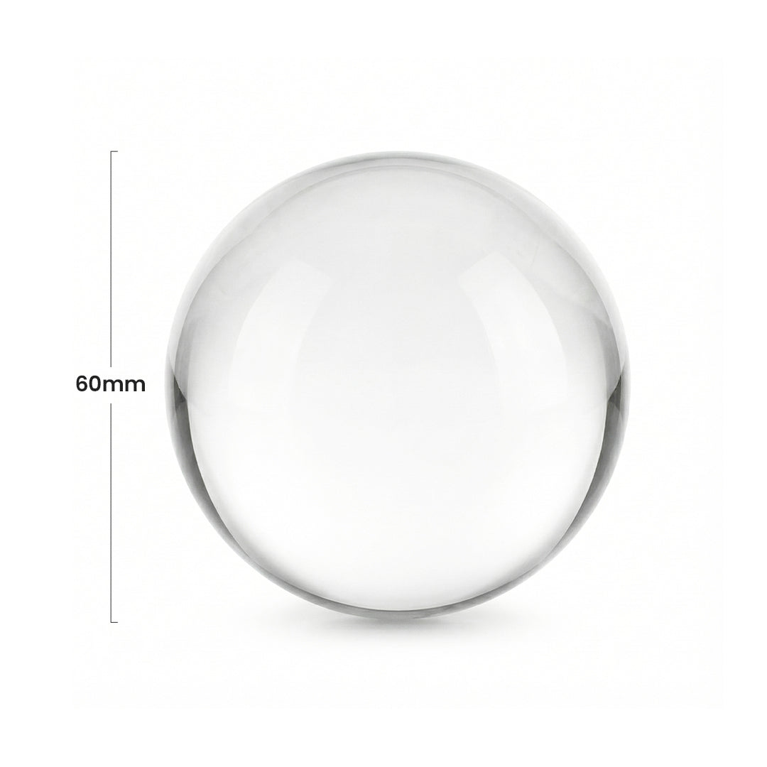 Crystal Sphere Size | Cloudray Laser Marking & Engraving Materials Blank Crystal Blocks (4pcs)