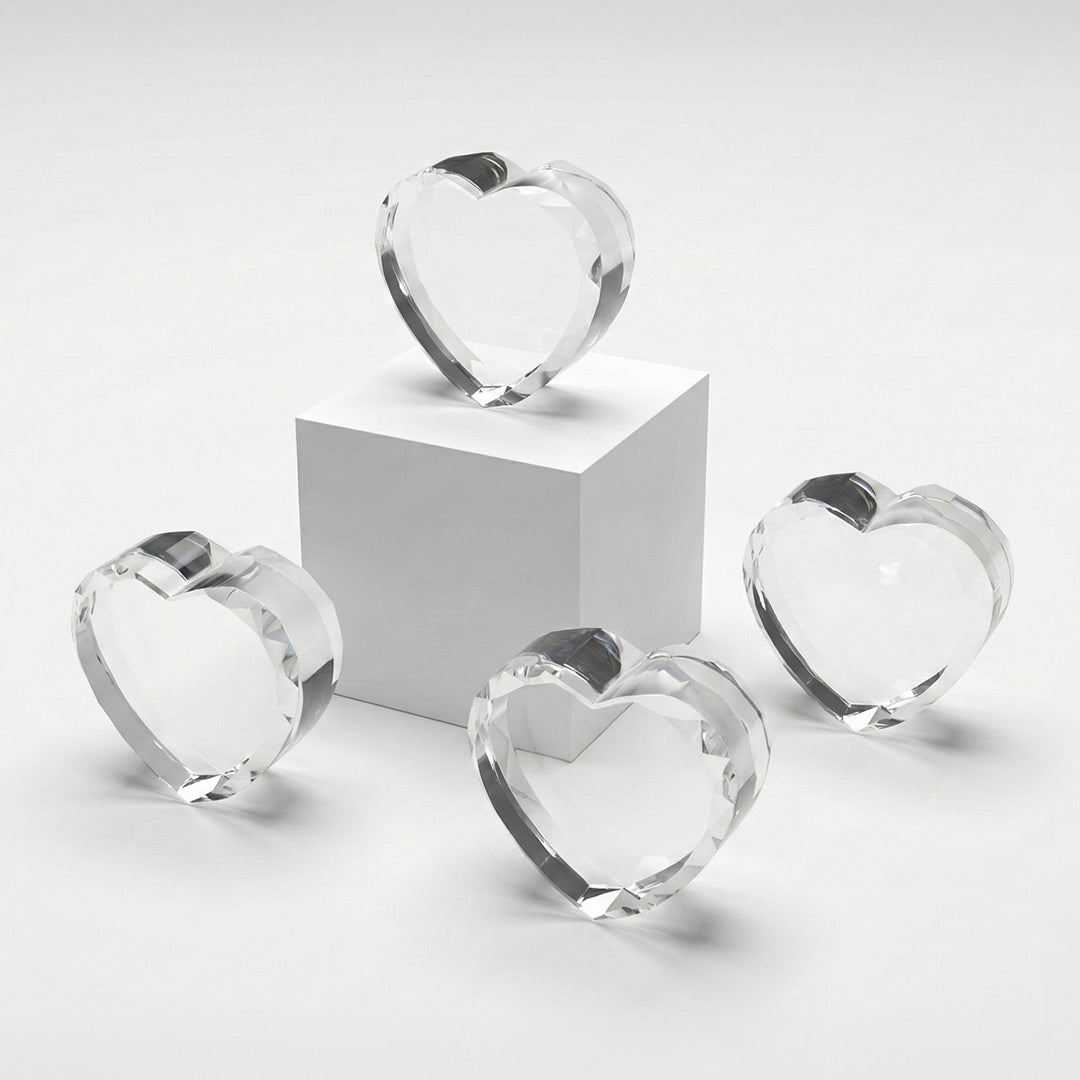 Heat Crystal | Cloudray Laser Marking & Engraving Materials Blank Crystal Blocks (4pcs)