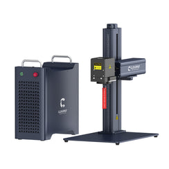 Cloudray  GM Series Neo 100W 200W Autofocus Mopa Fiber Laser Engraver with Built-in Camera & Electric Lifting Column