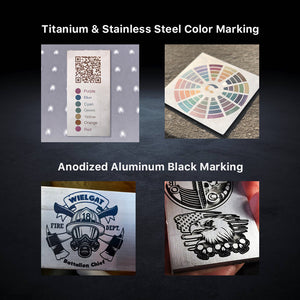 Color Marking | Cloudray MP-60 60W Mopa Fiber Laser Engraver