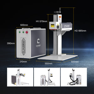 Engraver Size | Cloudray QS-30 30W Fiber Laser Engraver