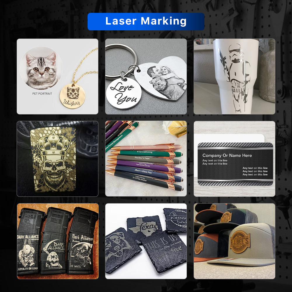 Laser Marking Application  | Cloudray QS-30 30W Fiber Laser Engraver