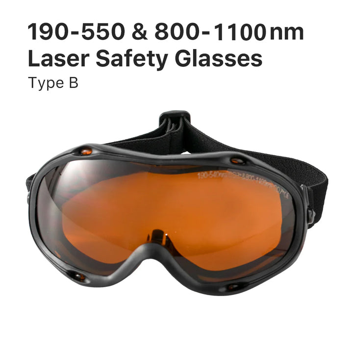 Lunettes de sécurité laser Cloudray 190-550 et 800-1000nm pour le soudage