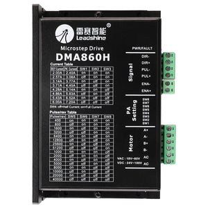 Cloudray Leadshine DMA860H Microstep Drive with Current and Pulse Table Reference
