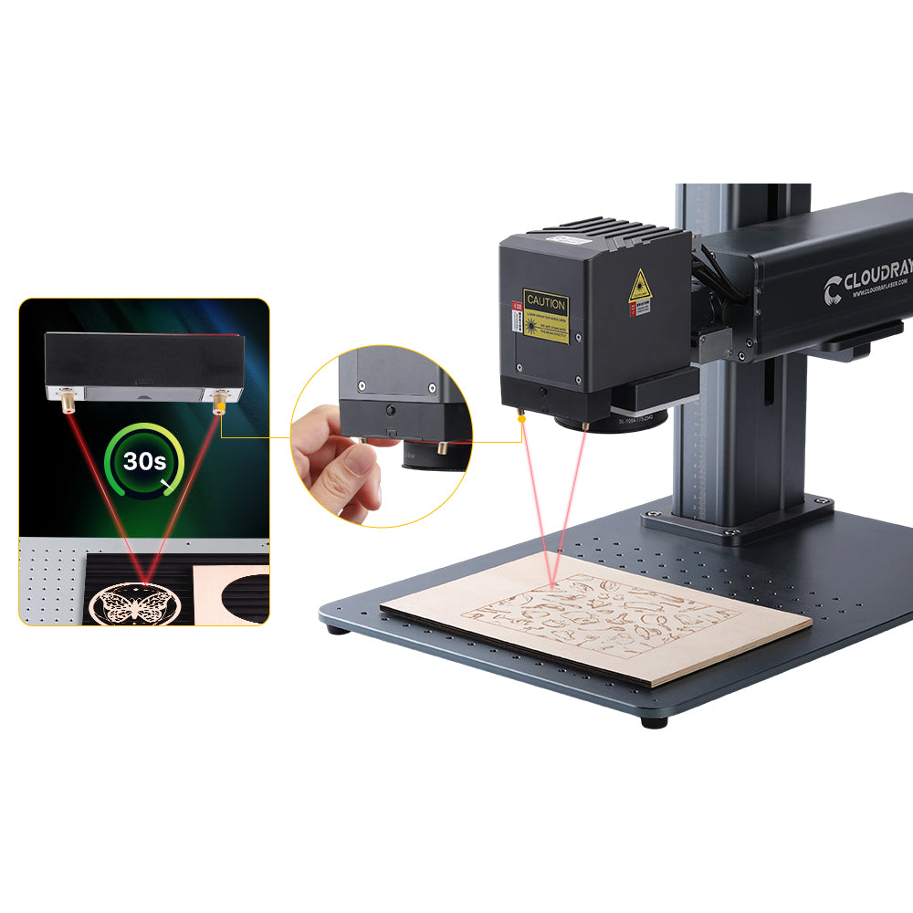 Cloudray Dual Red Dot Laser Focus Indicator for Precise 30s Height Adjustment