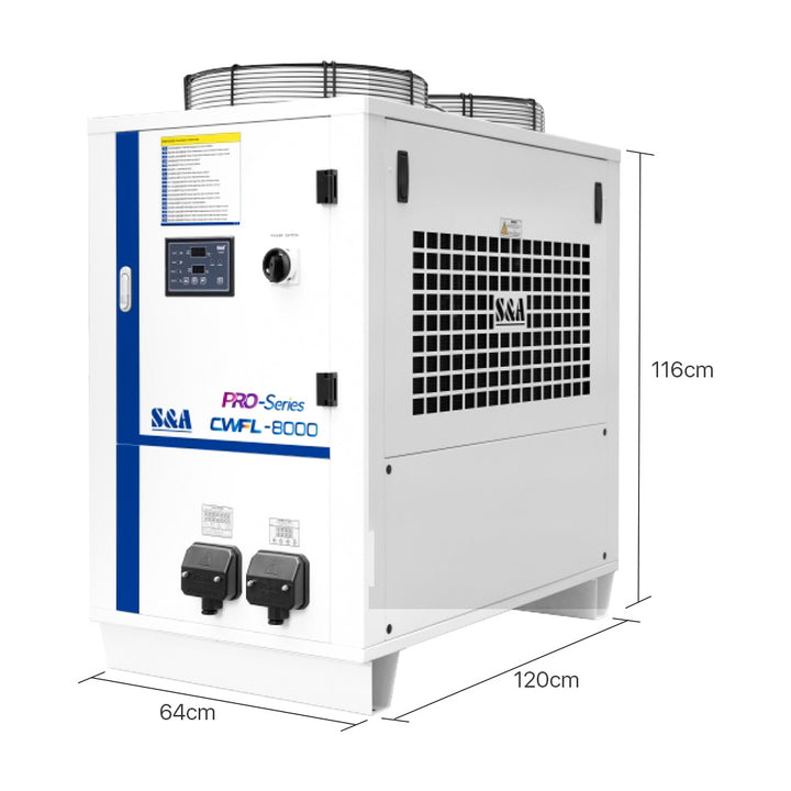 Cloudray CWFL-8000 Волоконный промышленный охладитель воды