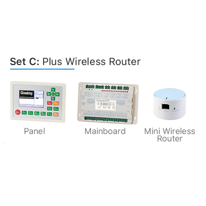 Cloudray Ruida RDC6442S CO2 Laser Controller Set Plus Wireless Router RD-WIFI
