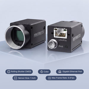 Cloudray Industrial Area Scan Camera MV-CS200-10GC with 1 Inch CMOS Sensor and Gigabit Ethernet Port