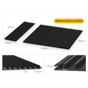 Dimension of Cloudray adjustable honeycomb table