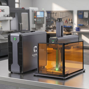Cloudray Laser Safety Window Shield Enclosure Setup on Laser Marking Machine