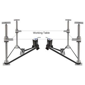 Cloudray Motorized Working Table Lift Mechanism Using Scene Diagram