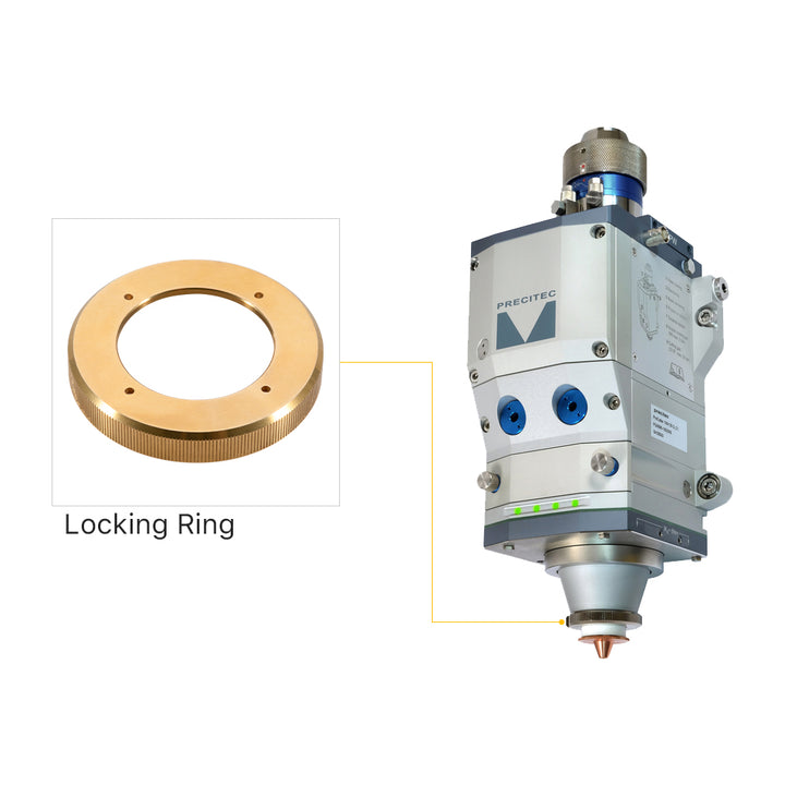 Cloudray Nozzle Connector Locking Ring For PT Laser Cutting Head