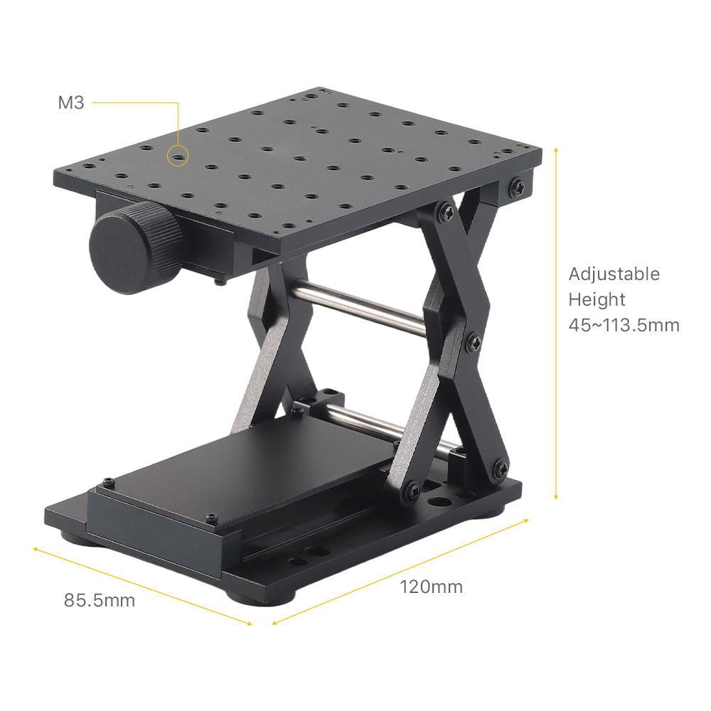 Product Dimension | Cloudray Z-Axis Positioning Moving Workbench