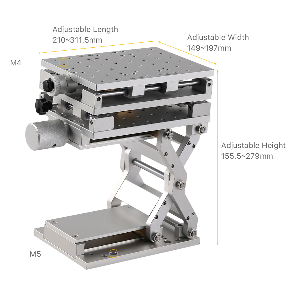 Product Dimension | Cloudray Three-dimensional (3D) Marking Workbench