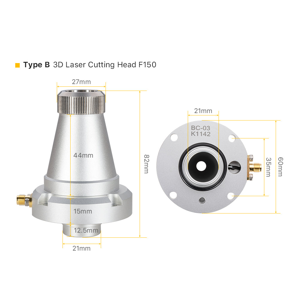 Cloudray Nozzle Connector For Ospri LC28 Laser Cutting Head