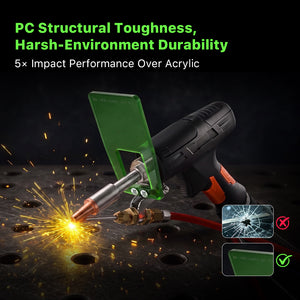 Cloudray Polycarbonate Laser Welding Protective Shield with 5× Impact Performance Over Acrylic