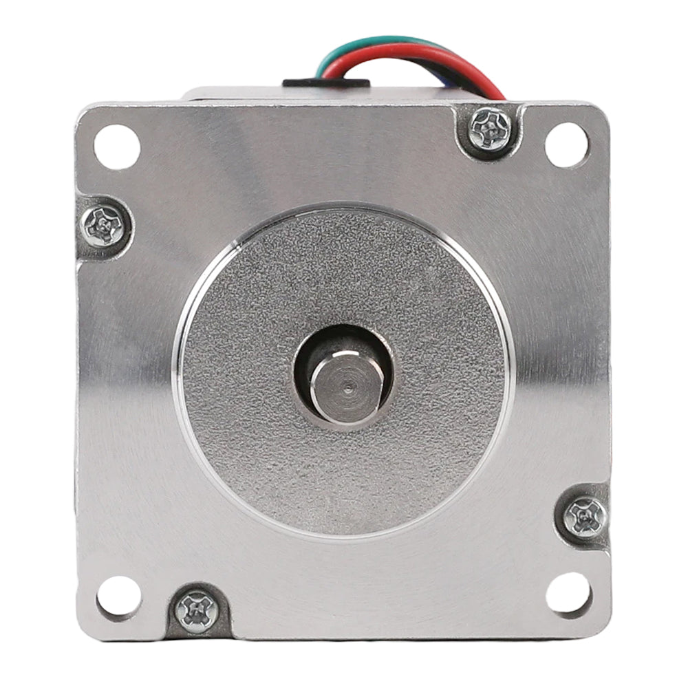Cloudray Nema 24 Stepper Motor Front Flange View with 8mm Shaft and Standard Mounting Holes