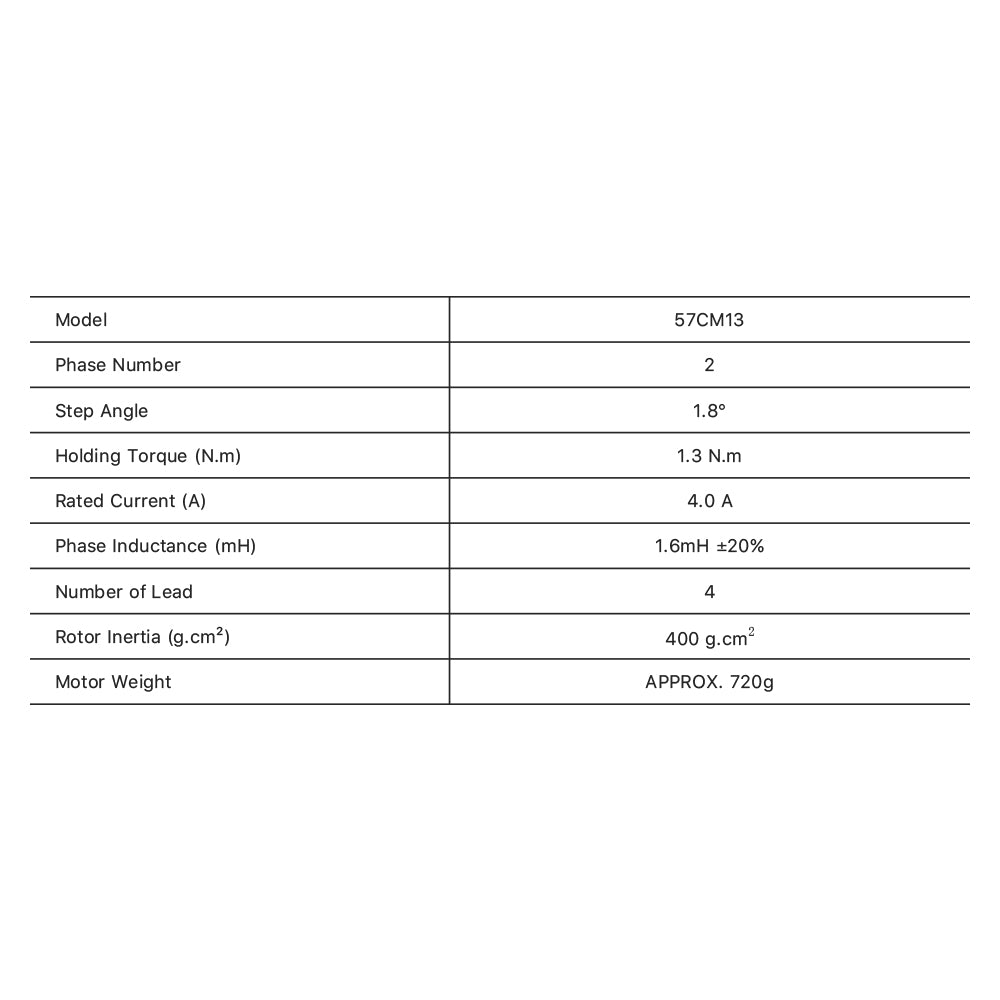 Cloudray Leadshine 57CM13 2-Phase Stepper Motor – Cloudray Laser