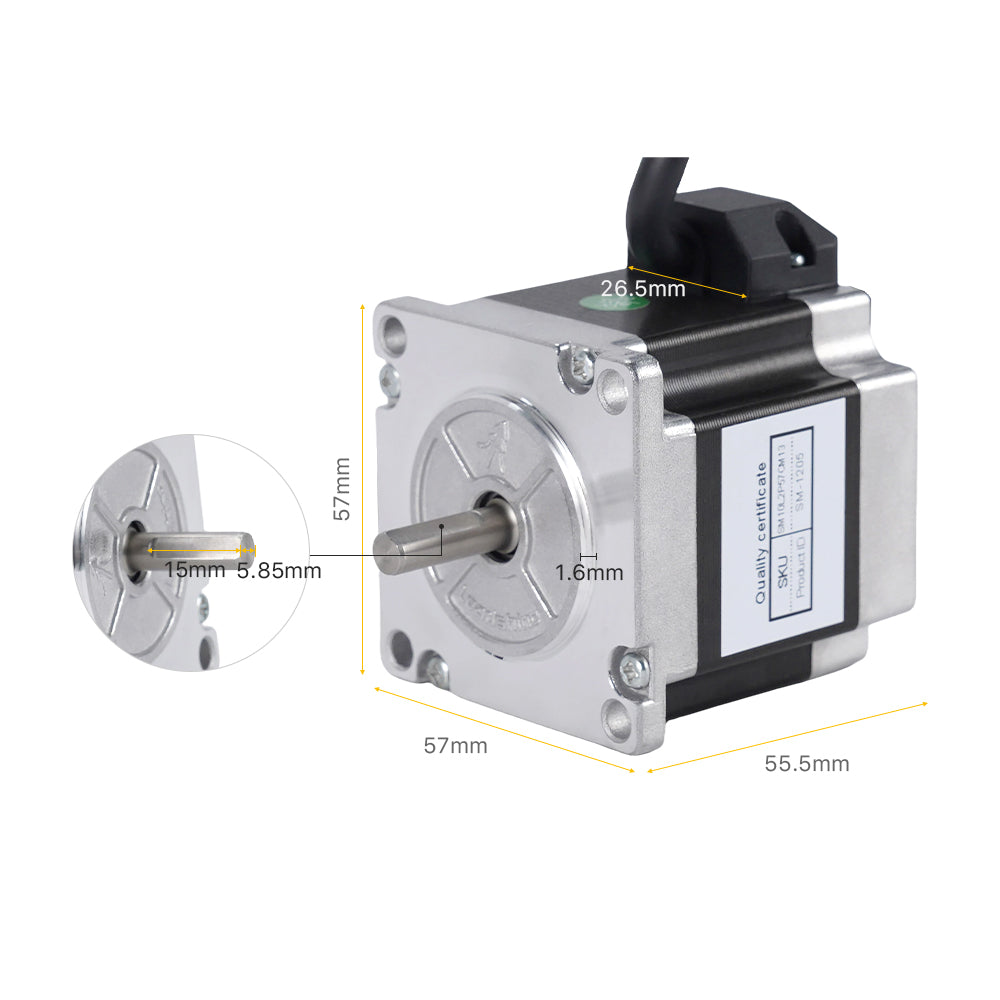 Cloudray Leadshine 57CM13 2-Phase Stepper Motor – Cloudray Laser