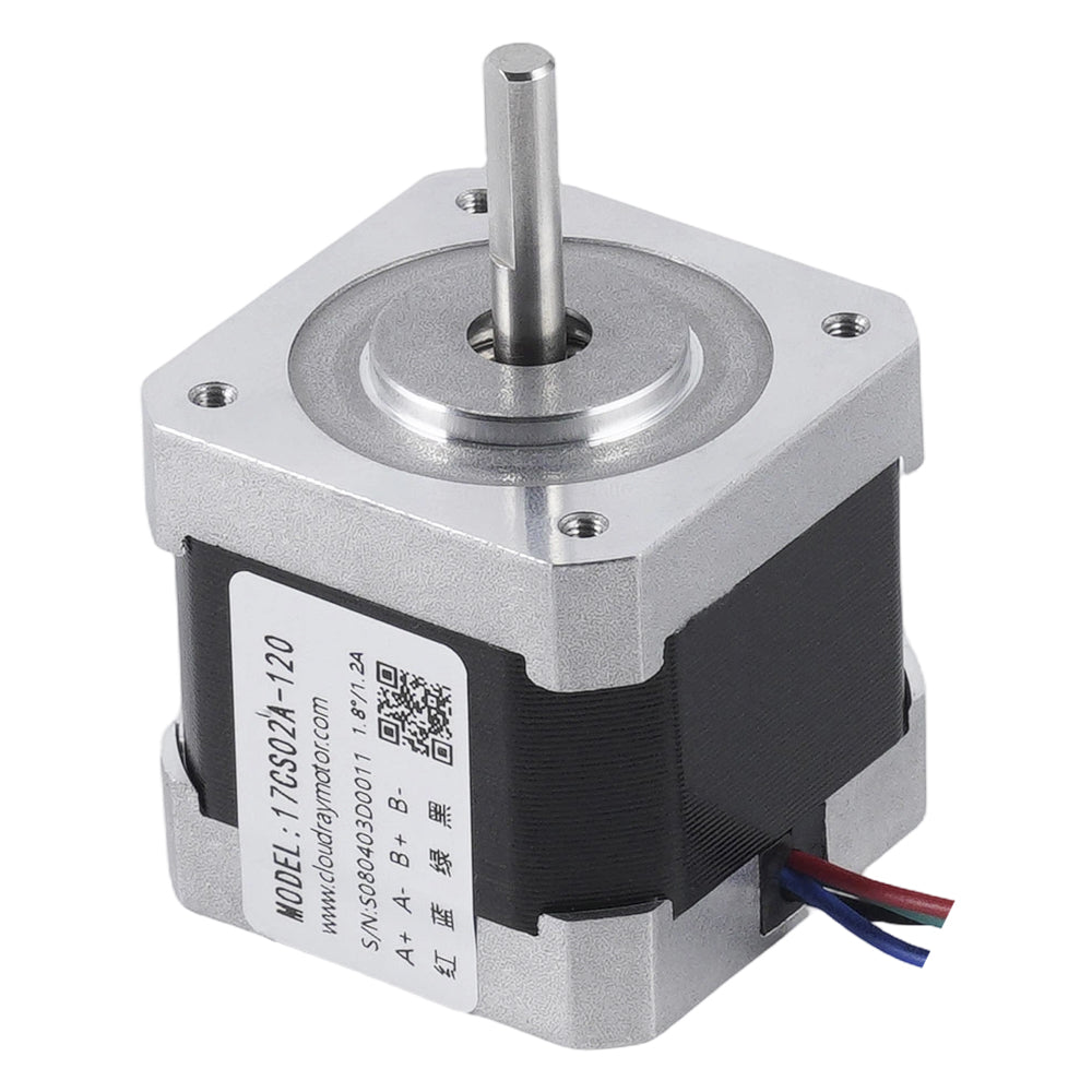 Cloudray 1.8 Degree 2-Phase Stepper Motor Model 17CS02A-120 with Durable Industrial Casing