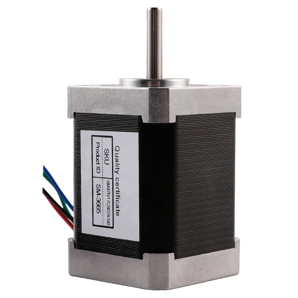 Cloudray 17CS07A-180 Stepper Motor Side Profile with Quality Certificate and Integrated Lead Wires