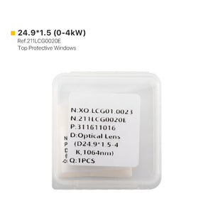 Cloudray Raytools Top Protective Window 24.9x1.5mm for 0-4kW Fiber Laser Heads