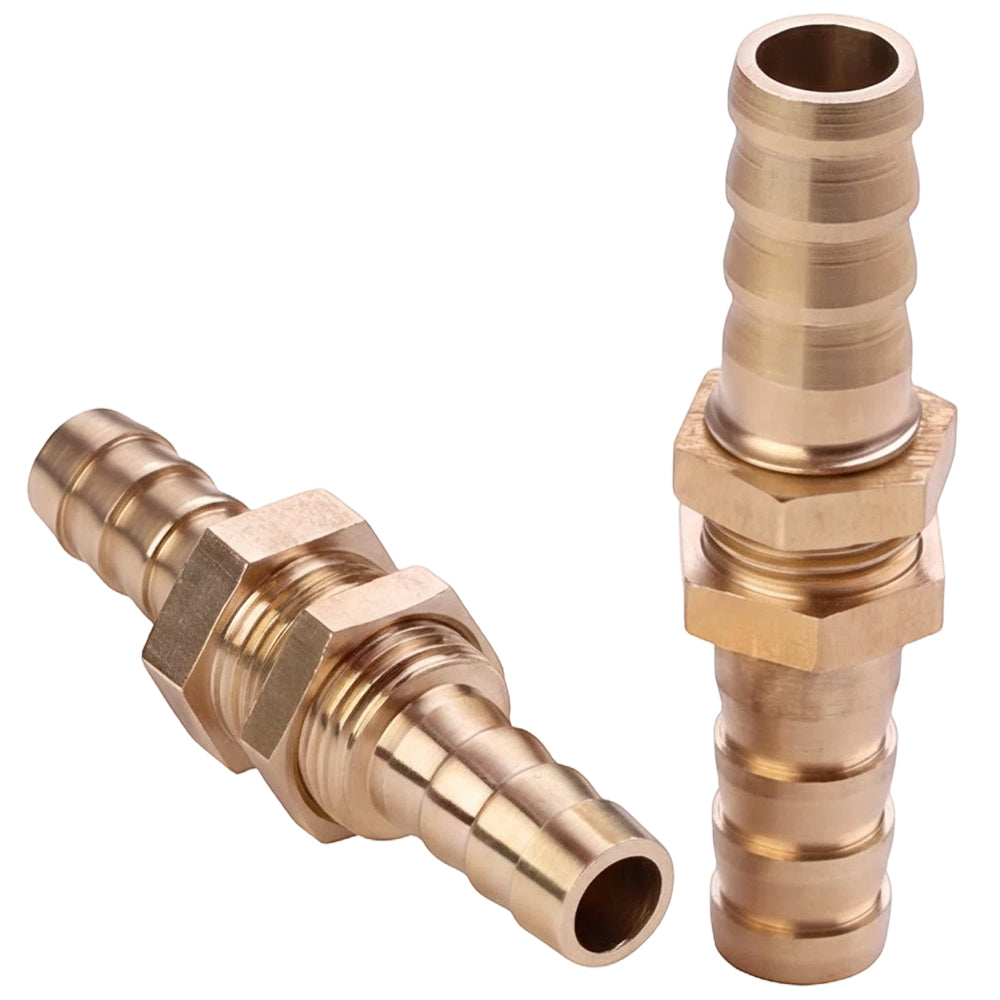 Cloudray Brass Pagoda Hose Fittings Showing Dual Sizes for Industrial Gas and Water Lines