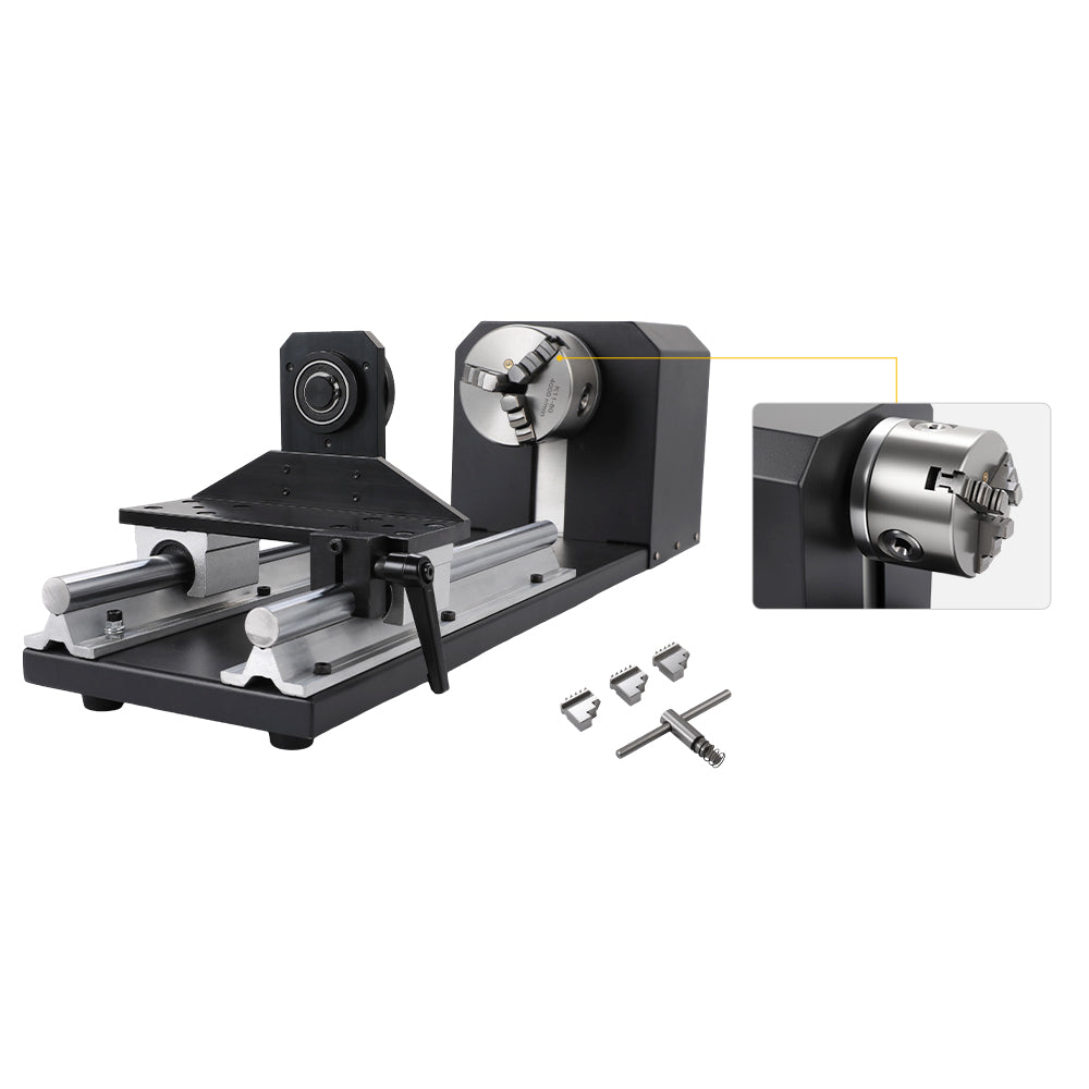Cloudray Rotary Engraving Attachment With Chucks