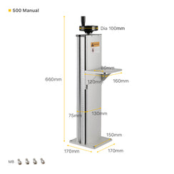 Cloudray Split Marking Housing Parts For Fiber Laser Machine