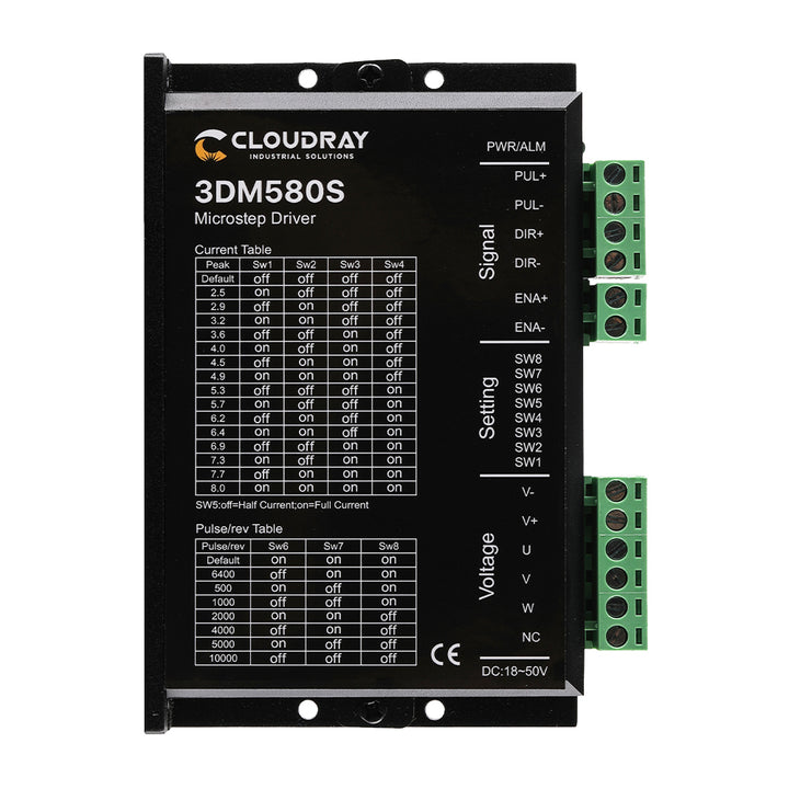 Controlador de motor paso a paso trifásico Cloudray 3DM580S