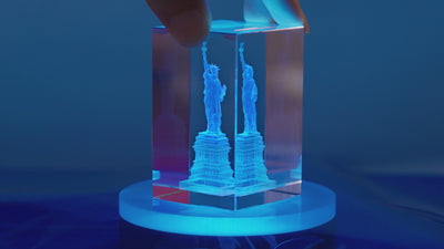 Laser Engraving | Cloudray Laser Marking & Engraving Materials Blank Crystal Blocks