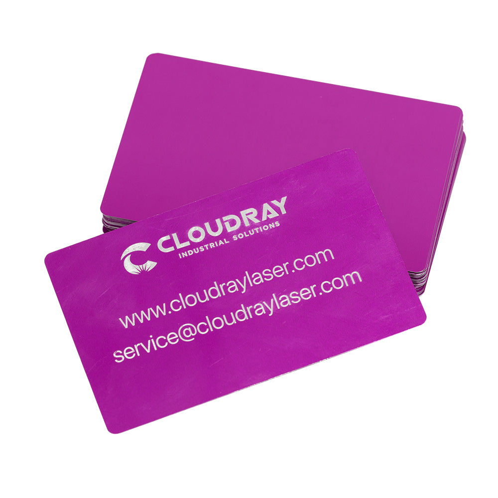 Cloudray 100 cartes de nom d'affaires pour machine de marquage laser
