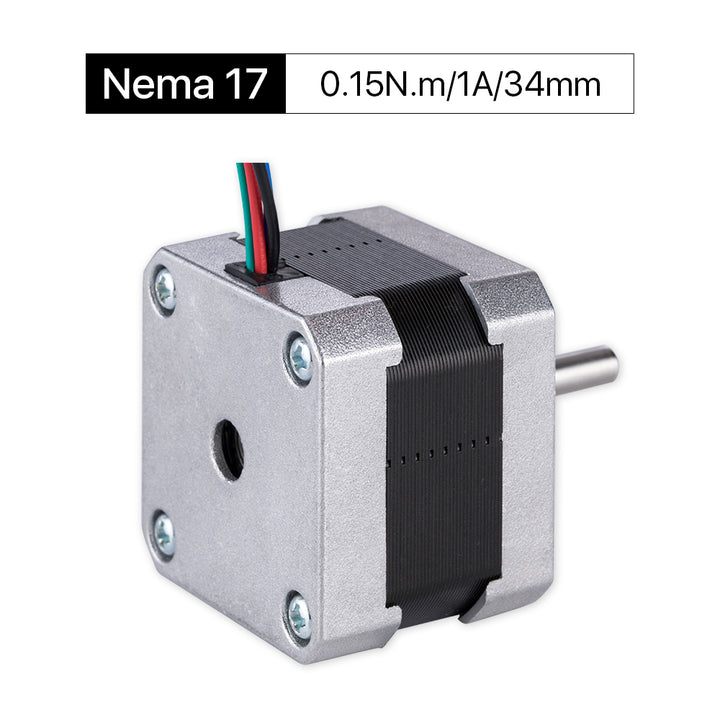 Cloudray 34 mm 0,15 Nm 1 A 2-Phasen-Nema17-Schrittmotor mit offener Schleife