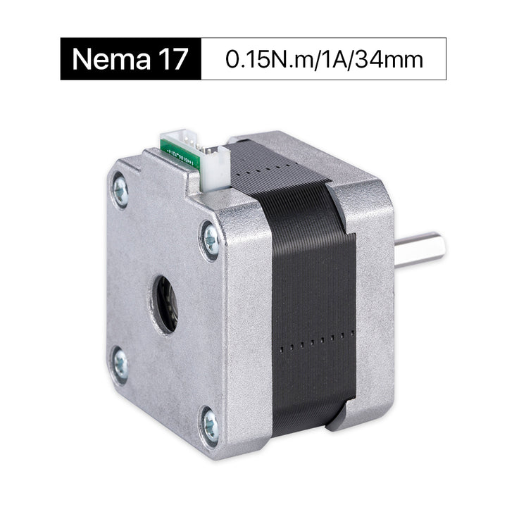 Cloud ray 34mm 0,15 N.m 1A 2 Phase Nema17 Open Loop Stepper Motor mit Stecker