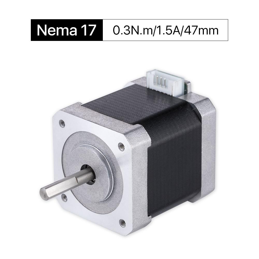 Cloud ray 47mm 0,3 N.m 1,5 A 2 Phase Nema17 Open Loop Stepper Motor mit Stecker