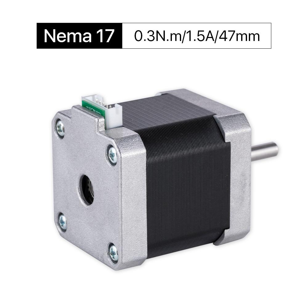 Cloudray 47mm 0.3N.m 1.5A 2 fasi Nema17 Open Loop Stepper Motor con connettore