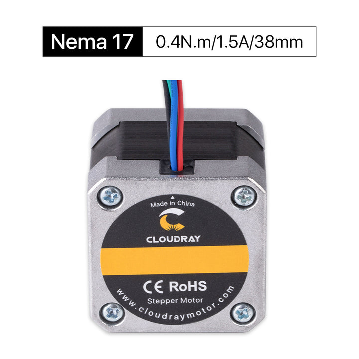 Cloudray 40mm 0.42N.m 1.7A 2 Phase Nema17 Open Loop Stepper Motor