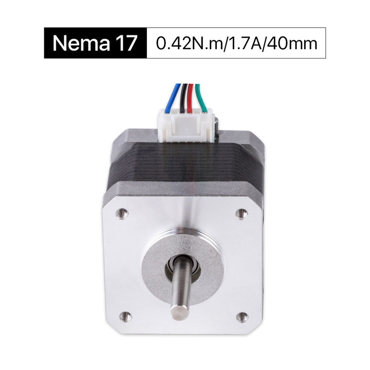 Cloudray 40mm 0.42N.m 1.7A 2 phases Nema17 Moteur pas à pas en boucle ouverte avec câble à 4 fils