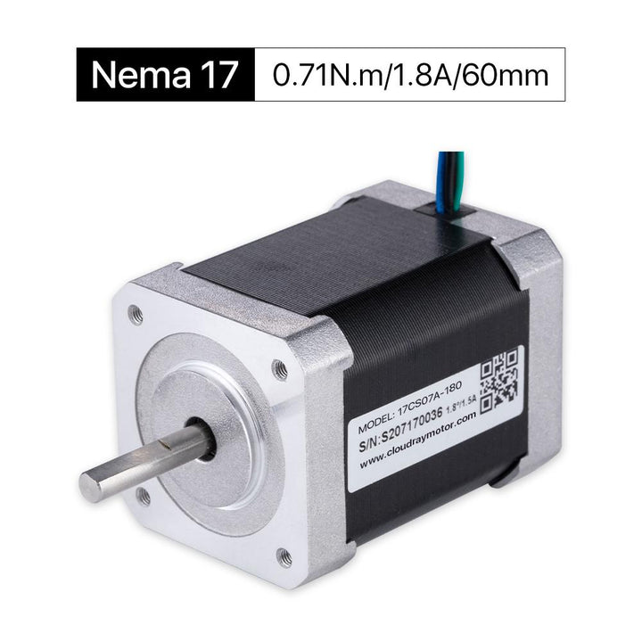Cloudray 60mm 0.71N.m 1.8A 2 Fase Nema17 Motor paso a paso de bucle abierto