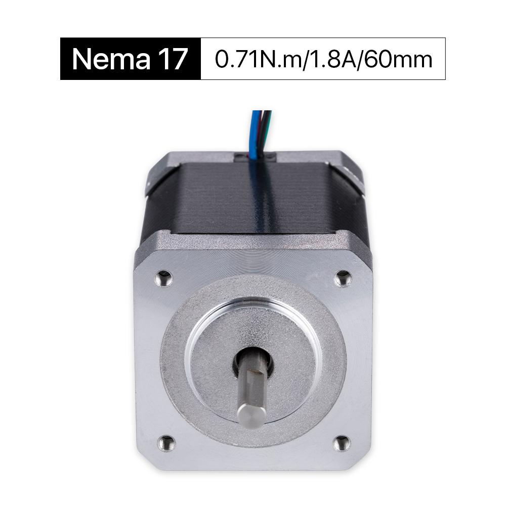 Cloudray 60mm 0.71N.m 1.8A 2 Fase Nema17 Motor paso a paso de bucle abierto