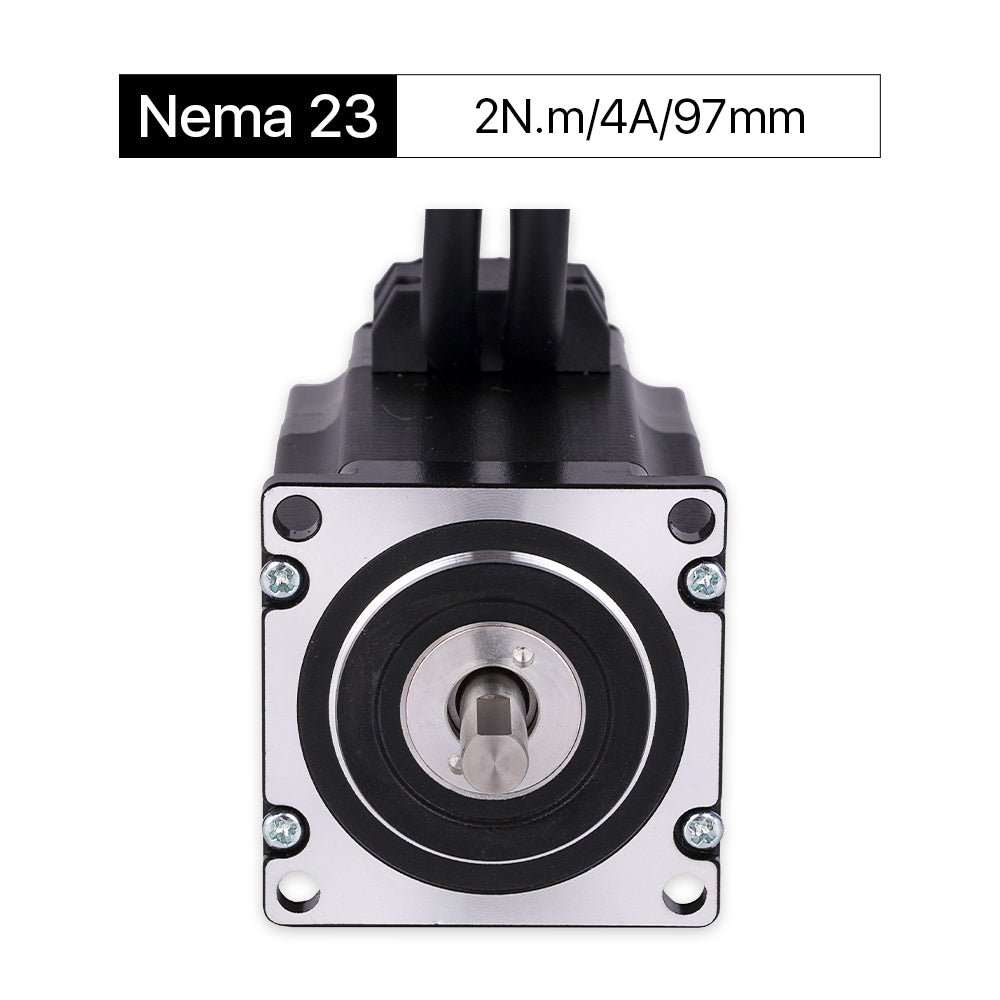 Cloudray 97mm 2N.m 4A 2 Fase Nema 23 Motor paso a paso de circuito cerrado