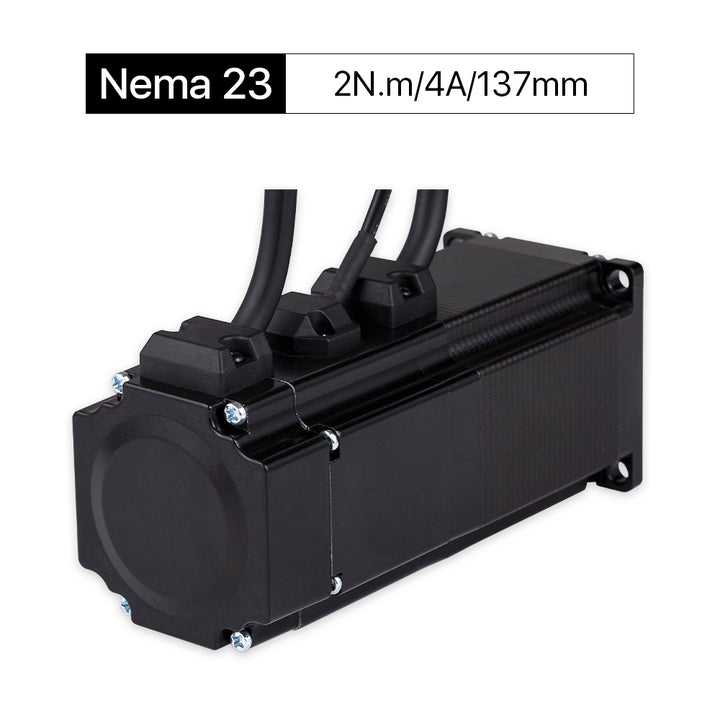 Cloudray 137 mm 2 Nm 4 A 2-Phasen-Nema 23-Schrittmotor mit geschlossenem Regelkreis