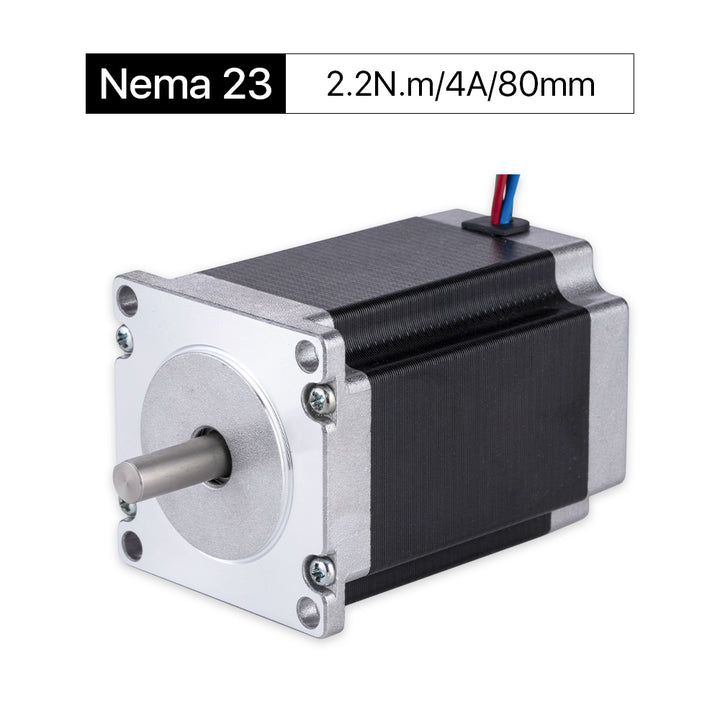 Cloudray 80mm 2.2N.m 4A 2 fasi Nema23 motore passo passo ad anello aperto