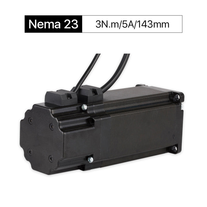 Cloudray 143 mm 3 Nm 5 A 2-Phasen-Nema23-Schrittmotor mit offener Schleife