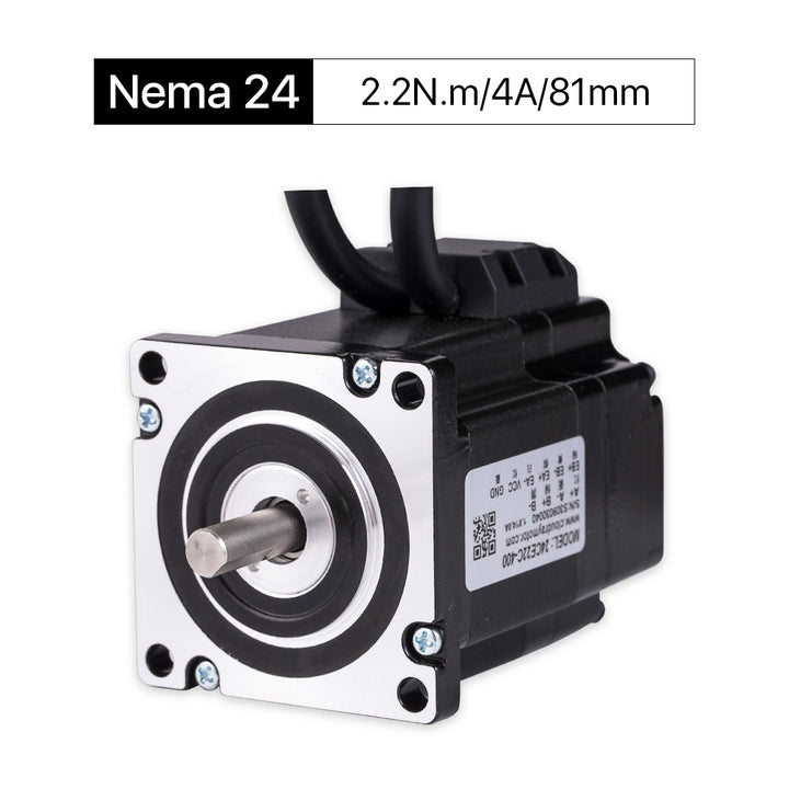 Cloudray 81 mm 2,2 Nm 4 A 2-Phasen-Nema 24-Schrittmotor mit geschlossenem Regelkreis